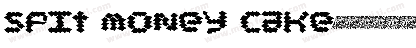spit money cake字体转换